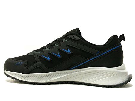 Kinetix Siyah Saks Mavi Gri Bağcıklı Sneakers Spor Ayakkabı
