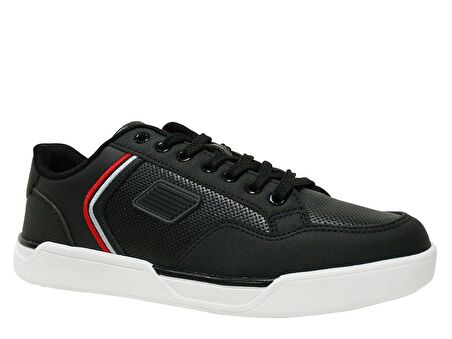 Jump Siyah Beyaz Red Bağcıklı Sneakers Spor Ayakkabı