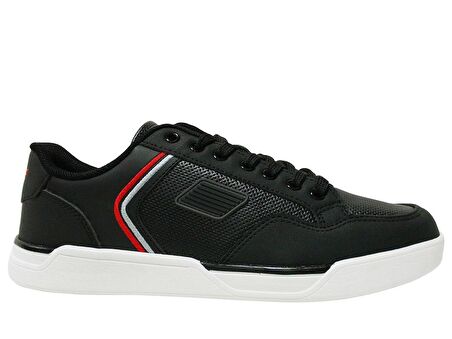 Jump Siyah Beyaz Red Bağcıklı Sneakers Spor Ayakkabı