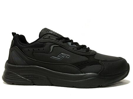 Jump Siyah Bağcıklı Running Sneakers Spor Ayakkabı
