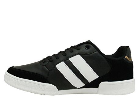 Jump Siyah Beyaz Bağcıklı Sneakers Spor Ayakkabı