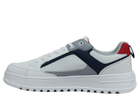  Jump Beyaz Lacivert Kırmızı Bağcıklı Sneakers Spor Ayakkabı