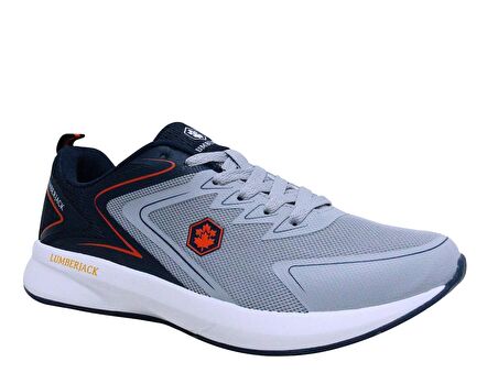 Lumberjack Lacivert Gri Beyaz Bağcıklı Running Sneakers Spor Ayakkabı