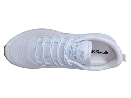 Wickers Beyaz Bağcıklı Sneakers Spor Ayakkabı