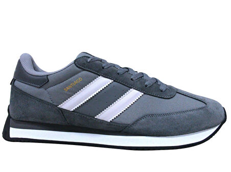 Hammer Jack Gri Füme Beyaz Bağcıklı Sneakers Spor Ayakkabı