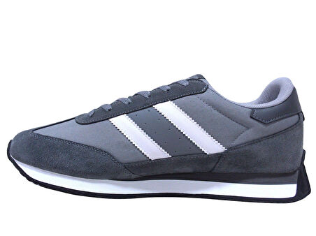 Hammer Jack Gri Füme Beyaz Bağcıklı Sneakers Spor Ayakkabı