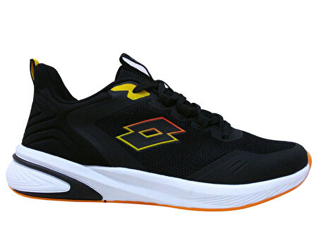 Lotto Siyah Sarı Beyaz Bağcıklı Sneakers Spor Ayakkabı