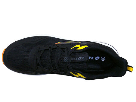 Lotto Siyah Sarı Beyaz Bağcıklı Sneakers Spor Ayakkabı