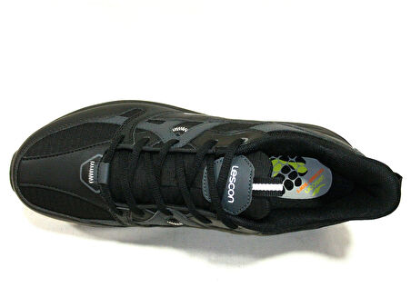 Lescon Siyah Sneakers Bağcıklı Spor Ayakkabı