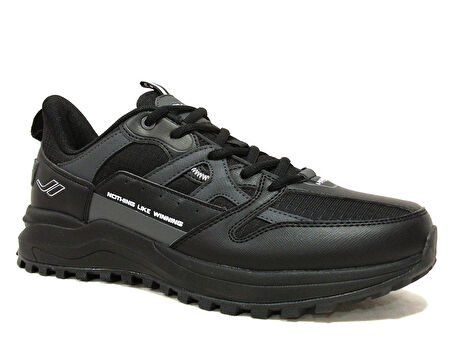 Lescon Siyah Sneakers Bağcıklı Spor Ayakkabı