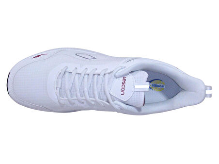 Lescon Beyaz Kırmızı Gri Sneakers Bağcıklı Spor Ayakkabı