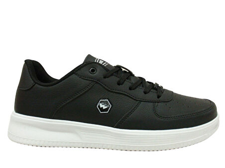 Wickers Siyah Beyaz Bağcıklı Sneakers Spor Ayakkabı