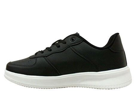 Wickers Siyah Beyaz Bağcıklı Sneakers Spor Ayakkabı