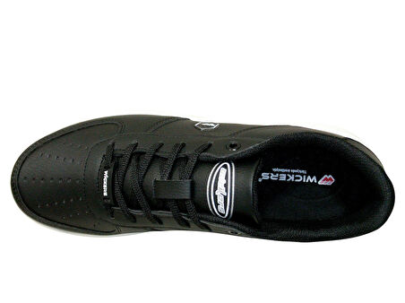 Wickers Siyah Beyaz Bağcıklı Sneakers Spor Ayakkabı