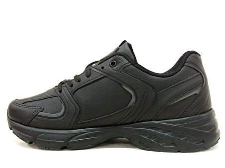 Wickers Siyah Bağcıklı Sneakers Spor Ayakkabı