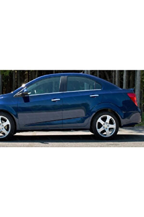 Chevrolet Aveo Sedan Krom Ayna Kapağı 2 Prç 2005-2011 P.çelik