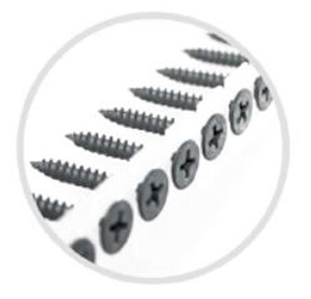 Duraspın Vida 3,5X40mm Sivri Uç Sık Diş 5 Paket 5000 Adet