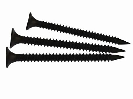 Alçıpan Vidası Sık Diş 3,5X42 Siyah 1 Koli  8000 Adet