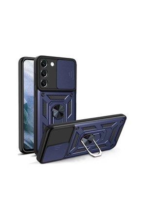 Gpack Samsung Galaxy S23 FE Kılıf Tank Aramid Sürgülü Vega YüzüklüNano