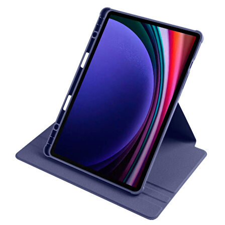 Gpack Samsung Galaxy Tab S9 SM-x710 Kılıf Standlı Katlanabilir Pu Silikon tf2
