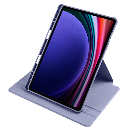 Gpack Samsung Galaxy Tab S9 SM-x710 Kılıf Standlı Katlanabilir Pu Silikon tf2