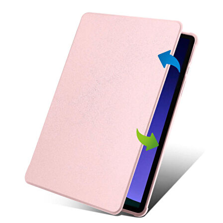Gpack Samsung Galaxy Tab S9 SM-x710 Kılıf Standlı Katlanabilir Pu Silikon tf2