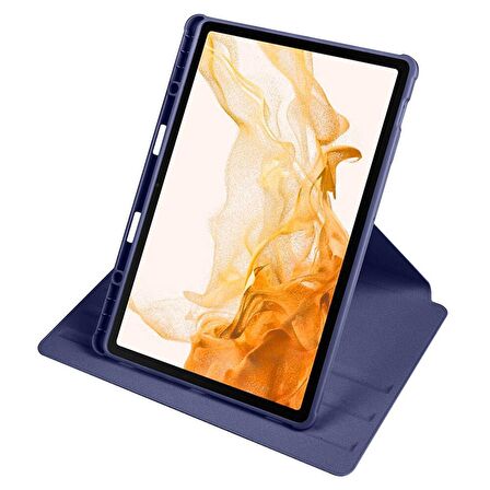 Gpack Samsung Galaxy Tab S9 Plus SM-x810 Kılıf Standlı Katlanabilir Pu Silikon tf2