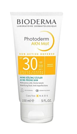 Bioderma Photoderm AKN Mat Spf30+ Güneş Koruyucu Krem 150 ml