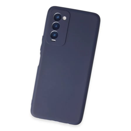 Tecno Camon 18 Kılıf First Silikon - Lacivert
