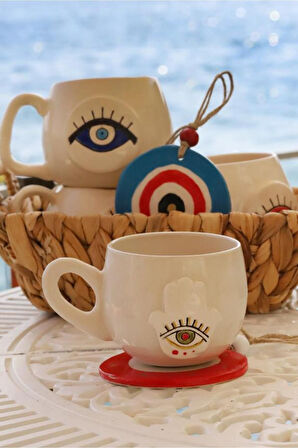 Jacinta El Yapımı Seramik Fincan Kupa