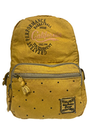 Kaliteli Renkli Vintage Disayn Günlük Sırt Gezi Okul Seyahat Çantası 31 cm x 41 cm