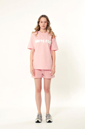 Kadın %100 Pamuk Şort  Yüksek Rubber Baskı Rahat ve Şık Tasarım