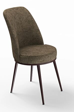 Rovena Leona Barok 80x132 Açılabilir Mdf Mutfak Masası Takımı 6 Adet Sandalye