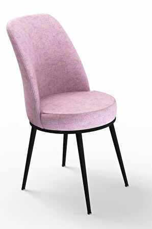 Rovena Leona Siyah Mermer 80x132 Açılabilir Mdf Mutfak Masası Takımı 6 Adet Sandalye