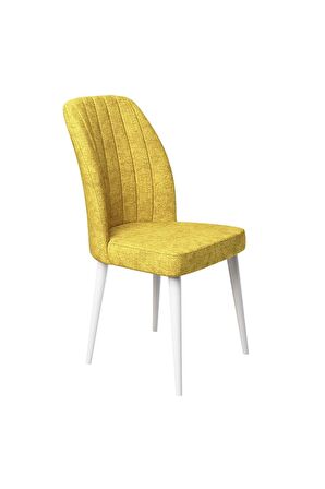 Rovena Zeta Beyaz Mermer 80x132 Açılabilir Mdf Mutfak Masası Takımı 4 Adet Sandalye