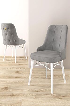 Rovena Mona Beyaz 80x132 Açılabilir Mdf Mutfak Masası Takımı 4 Adet Sandalye+1 Bench