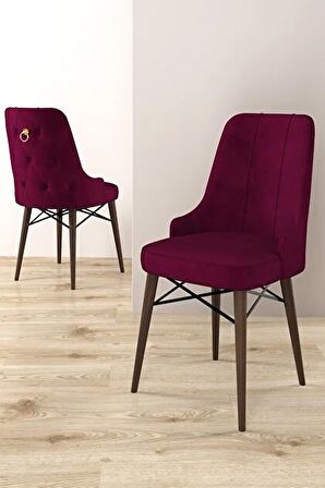 Rovena Mona Meşe 80x132 Açılabilir Mdf Mutfak Masası Takımı 4 Adet Sandalye