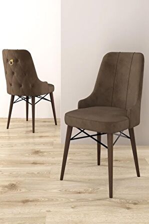 Rovena Mona Meşe 80x132 Açılabilir Mdf Mutfak Masası Takımı 4 Adet Sandalye