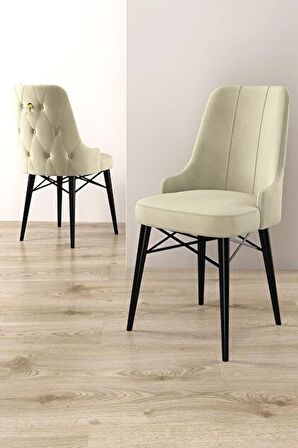 Rovena Mona Siyah Mermer 80x132 Açılabilir Mdf Mutfak Masası Takımı 6 Adet Sandalye