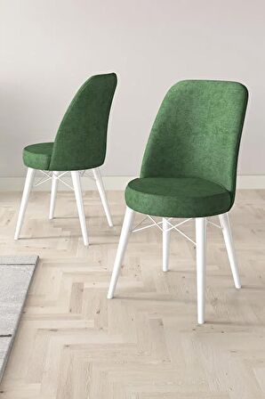 Rovena Kaf Beyaz 80x132 Açılabilir Suntalam Mutfak Masası Takımı 6 Adet Sandalye