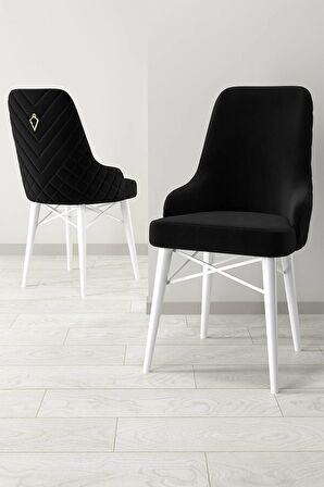 Rovena Queen Beyaz 80x132 Açılabilir Suntalam Mutfak Masası Takımı 6 Adet Sandalye