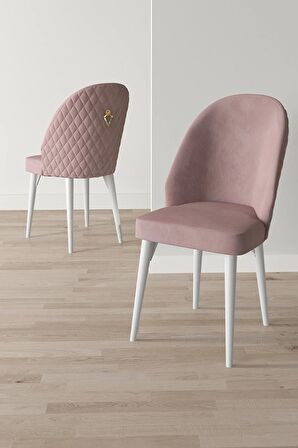Rovena Modica Beyaz Mermer 80x132 Açılabilir Suntalam Mutfak Masası Takımı 6 Adet Sandalye
