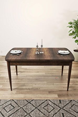 Rovena Novana Barok 80x132 Açılabilir Suntalam Mutfak Masası Takımı 6 Adet Sandalye