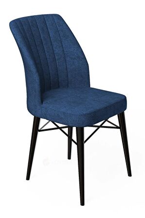 Rovena Novana Siyah Mermer 80x132 Açılabilir Suntalam Mutfak Masası Takımı 6 Adet Sandalye