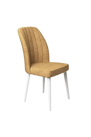 Rovena Zayn Beyaz Mermer 80x132 Açılabilir Suntalam Mutfak Masası Takımı 4 Adet Sandalye + 1 Bench