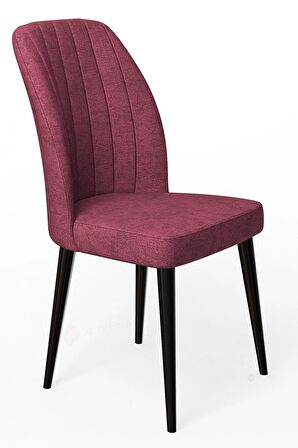 Rovena Zayn Siyah Mermer 80x132 Açılabilir Suntalam Mutfak Masası Takımı 4 Adet Sandalye