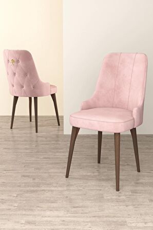 Rovena Alya Barok 80x132 Açılabilir Mdf Mutfak Masası Takımı 4 Adet Sandalye