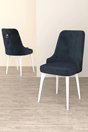 Rovena Alya Barok 80x132 Açılabilir Mdf Mutfak Masası Takımı 4 Adet Sandalye