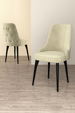 Rovena Alya Barok 80x132 Açılabilir Mdf Mutfak Masası Takımı 4 Adet Sandalye