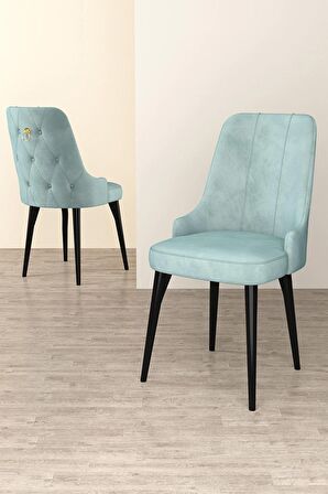 Rovena Alya Barok 80x132 Açılabilir Mdf Mutfak Masası Takımı 4 Adet Sandalye